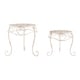 preview thumbnail 12 of 13, Plant Stands- Set of 2 Nesting Wrought Iron Inspired Metal Round Decorative Potted Plant Display by Pure Garden - Set of 2
