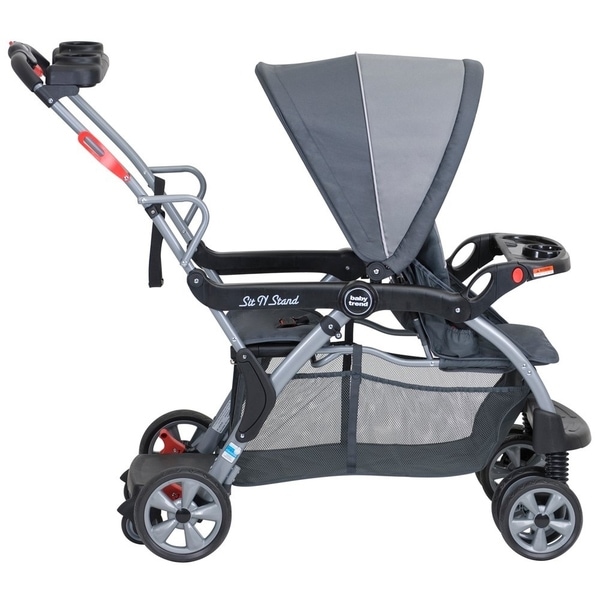 baby trend sit and stand double deluxe tandem stroller