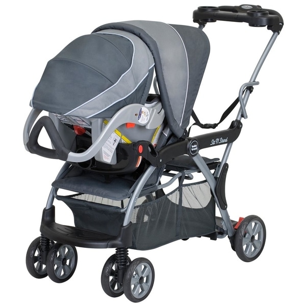 baby trend sit n stand double deluxe tandem stroller