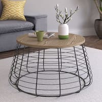 Truly Home Morris Coffee Table, Black