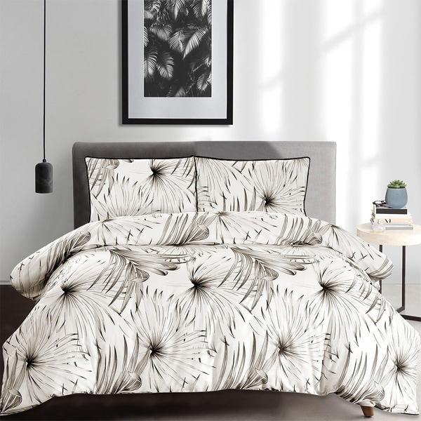 Shop Palm Tree 3 Pcs Duvet Cover Set - Free Shipping Today ...