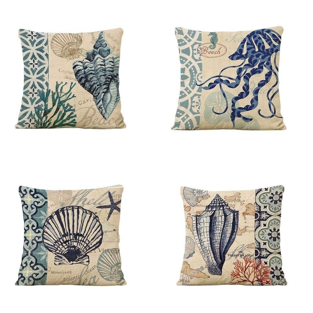 Boutique Shop Vevet decorative pillows Beach Decor Sofa Throw Pillow Cover