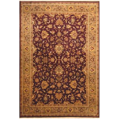 Handmade One-of-a-Kind Mahal Wool Rug (India) - 9'9 x 14'1
