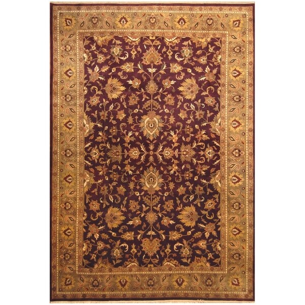 Handmade One-of-a-Kind Mahal Wool Rug (India) - 9'9 x 14'1