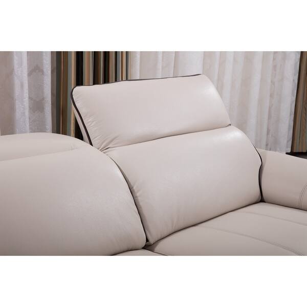 Light Tan Top Grain Leather Sofa 27866974 Light Tan Top Grain Leather Sofa