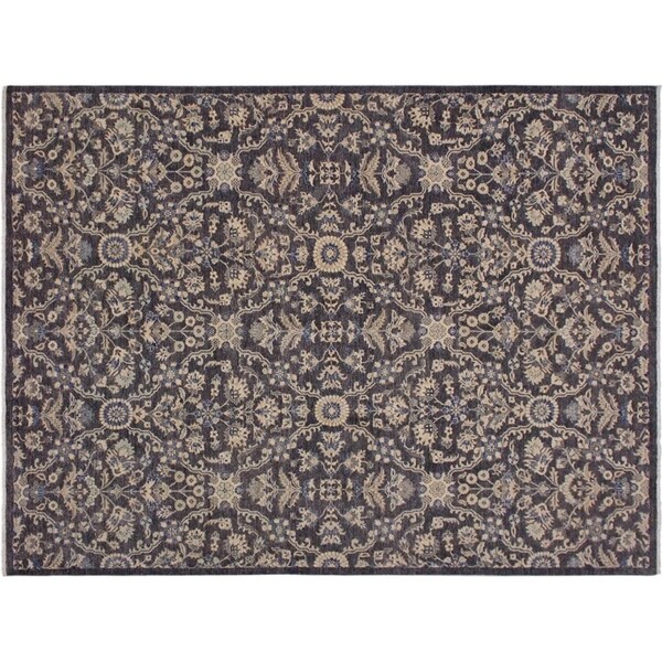 Ziegler Kafkaz Spicer Grey/Ivory Wool Rug -8'9 x 11'7 - 8'9" x 11'7"
