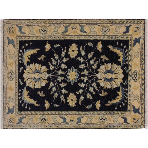 Ziegler Kafkaz Starks Grey/Ivory Wool Rug -2'0 x 3'0 - 2'0" x 3'0"