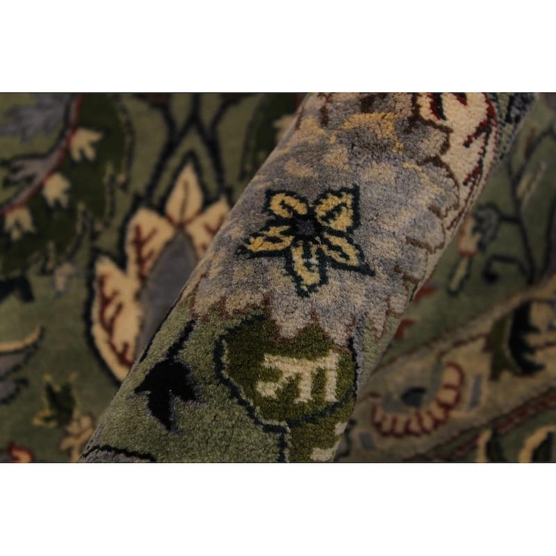 Nagi PakPersian Orpha Lt. Green/Grey Round Rug 5'11 x 5'11 5'11" x