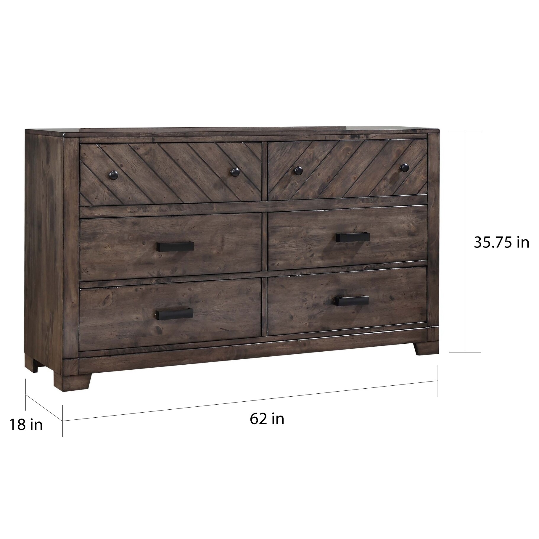 Shop Carbon Loft Childe Rustic 6 Drawer Dresser On Sale Free