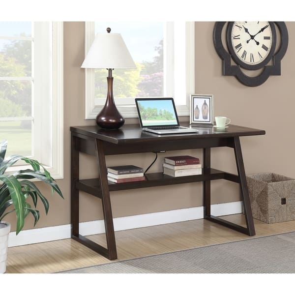 Shop Fenster Transitional Flip Top Writing Desk Free Shipping