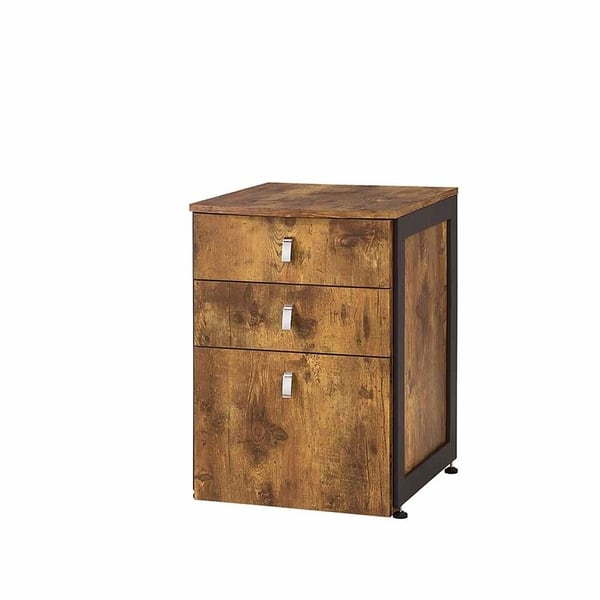 Shop Carbon Loft Asaad Industrial Antique Nutmeg File Cabinet