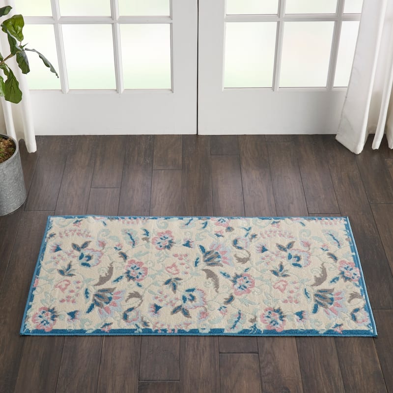 Nourison Jubilant Botanical Area Rug