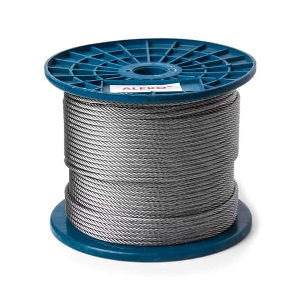 800 ft reel 7x19 Galvanized Wire Rope Cable 3//16/"