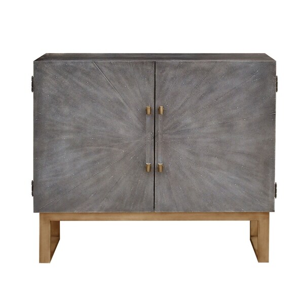 Shop Shagreen 2-door Bar Cabinet - On Sale - Free Shipping Today - Overstock - 27871161