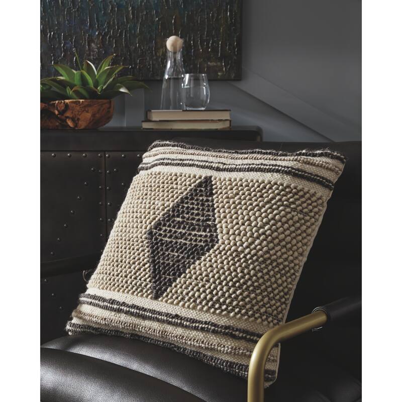 Ricker Woven Diamond Boho Throw Pillow