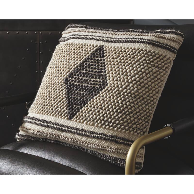 Ricker Woven Diamond Boho Throw Pillow