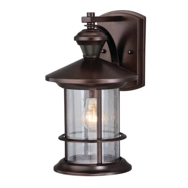 Everett Bronze Motion Sensor Dusk To Dawn Outdoor Wall Light Dusk To Dawn Outdoor Wall Light