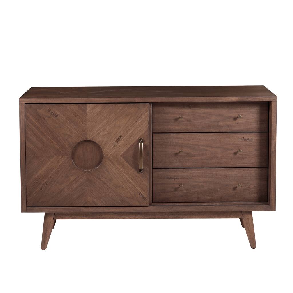 Mid Century Modern Distressed Dresser