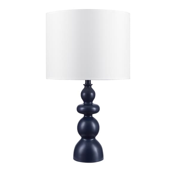 navy blue table lamp shade