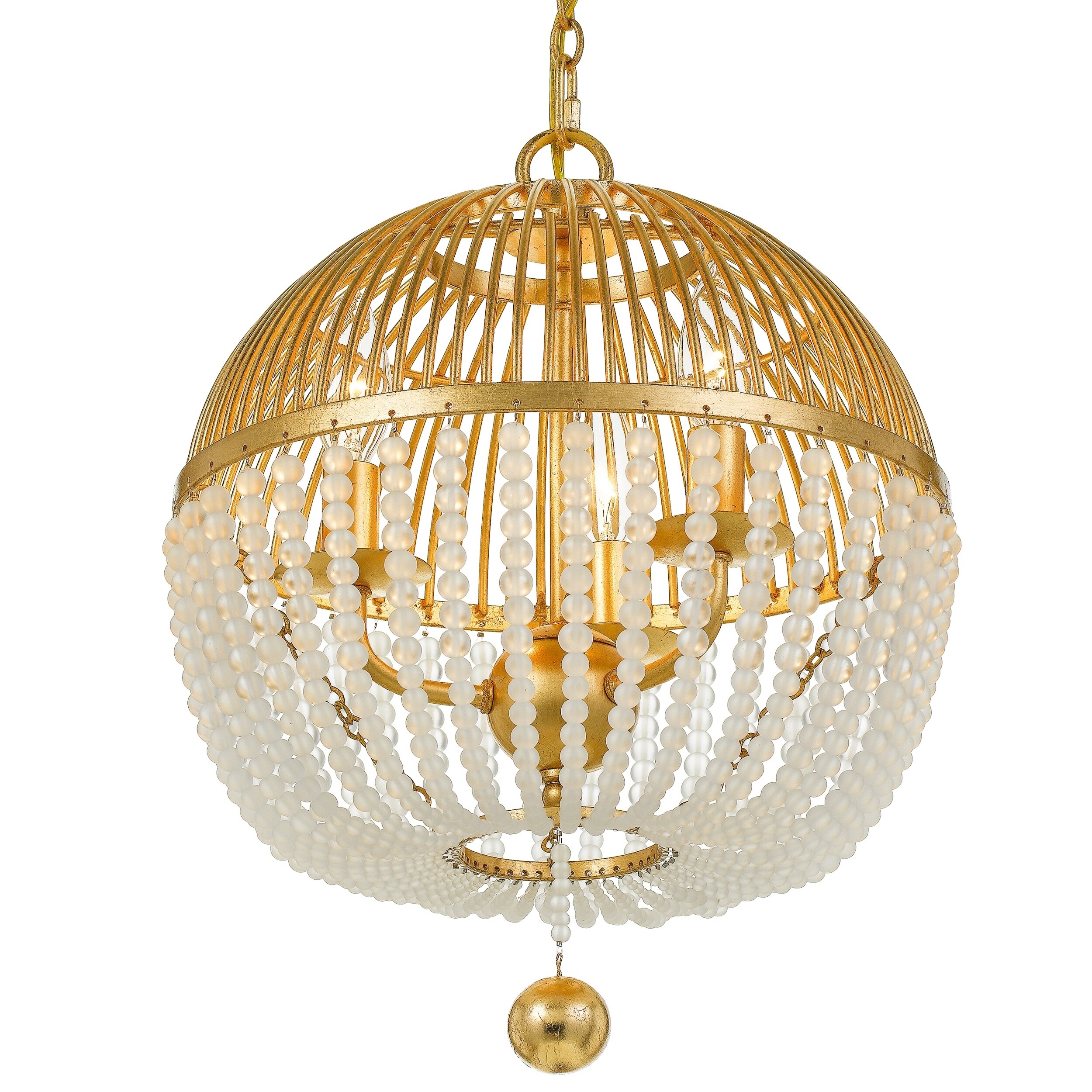 Duval 3-light Antique Gold Chandelier - Antique Gold - Chandeliers For Bedrooms by Overstock.com