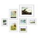 7-piece Build-A-Gallery-Wall Photo Frame Set with Decorative Art