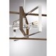 preview thumbnail 3 of 1, Good Lumens 6-Light Brushed Nickel and Corona Bronze Pendant