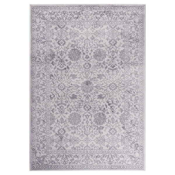 GAD MARIGOLD Collection Tabriz Chic Classic/Transional Gray Area Rug - 7'10" X 10'2"