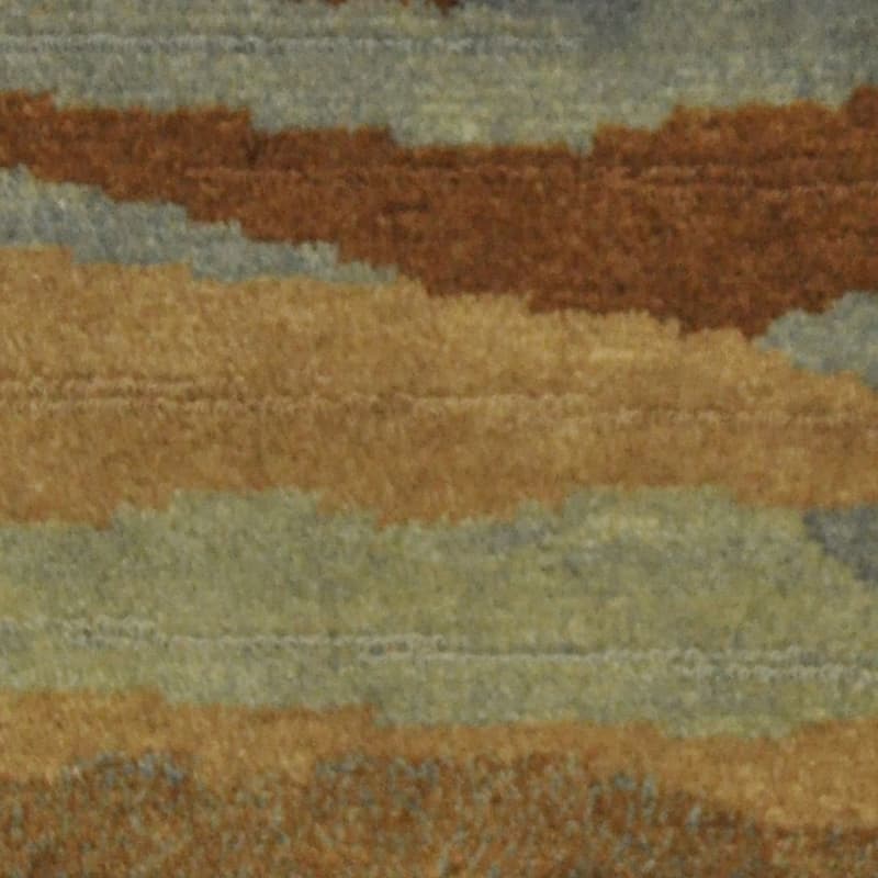 Handmade One-of-a-Kind Tibetan Wool Accent Rug (India) - 2' x 2'