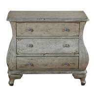 Bombay Distressed Soft Grey 3-drawer Chest