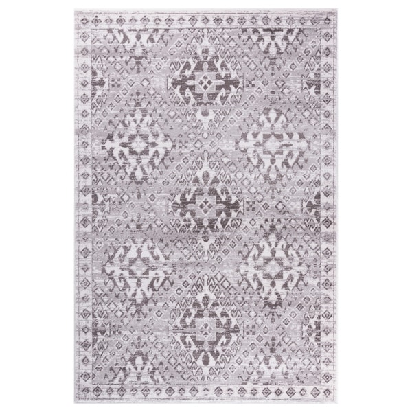 GAD Aztec Gray Transitional Design Rug with Modern Stylish Look. - 2'2" X 3'