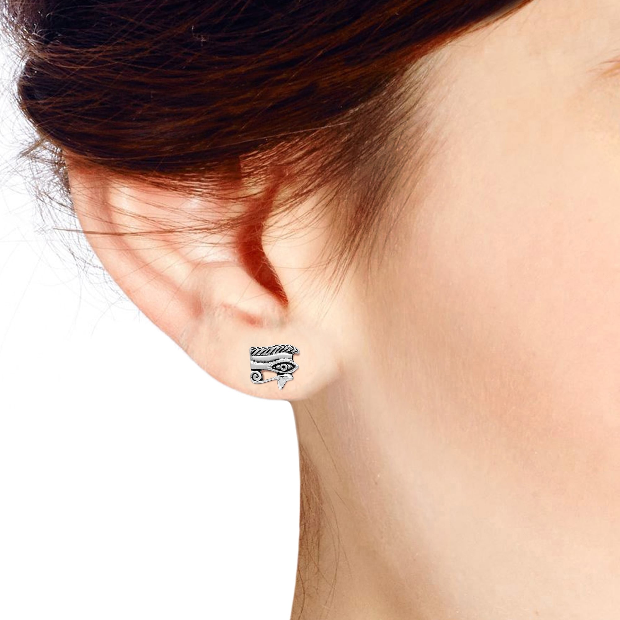 eye of horus stud earrings
