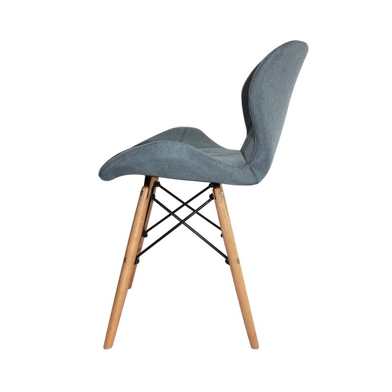 Porthos Home Jael Modern Dining Chairs Set of 2, Fabric & Beech
