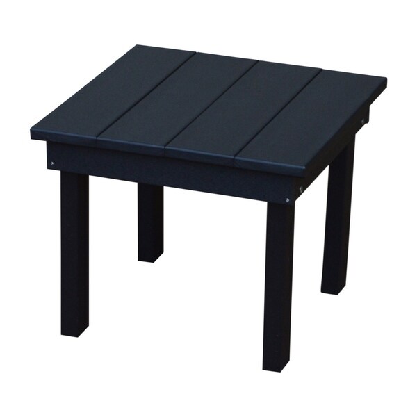 Outdoor End Table in Hampton Style - Recycled Plastic