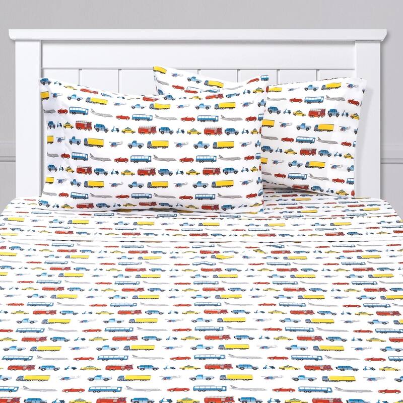 Transportation Sheet Set by Sweet Home Collection - Multi