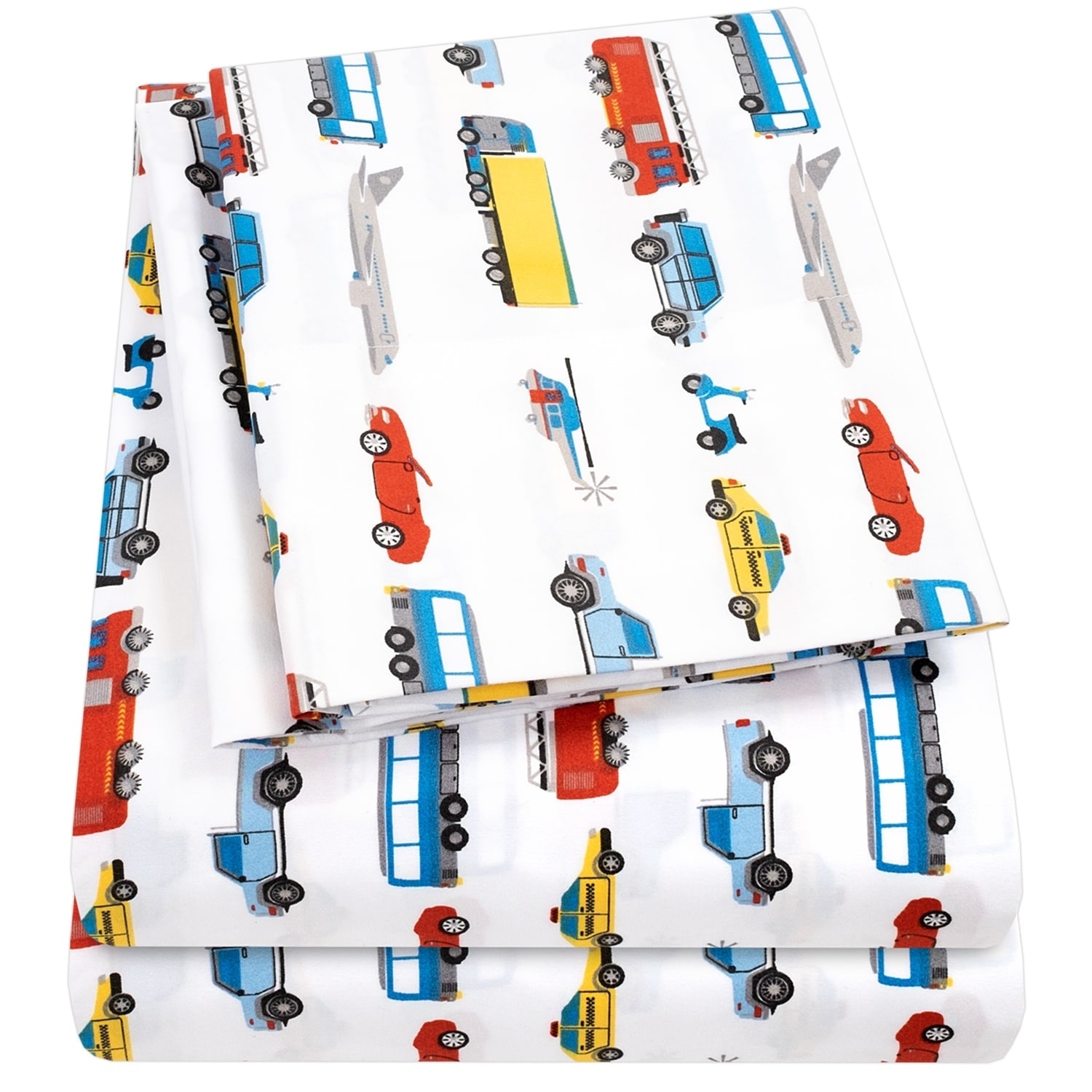 Transportation Sheet Set by Sweet Home Collection - Multi