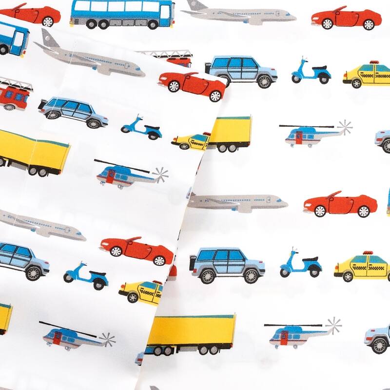 Transportation Sheet Set by Sweet Home Collection - Multi