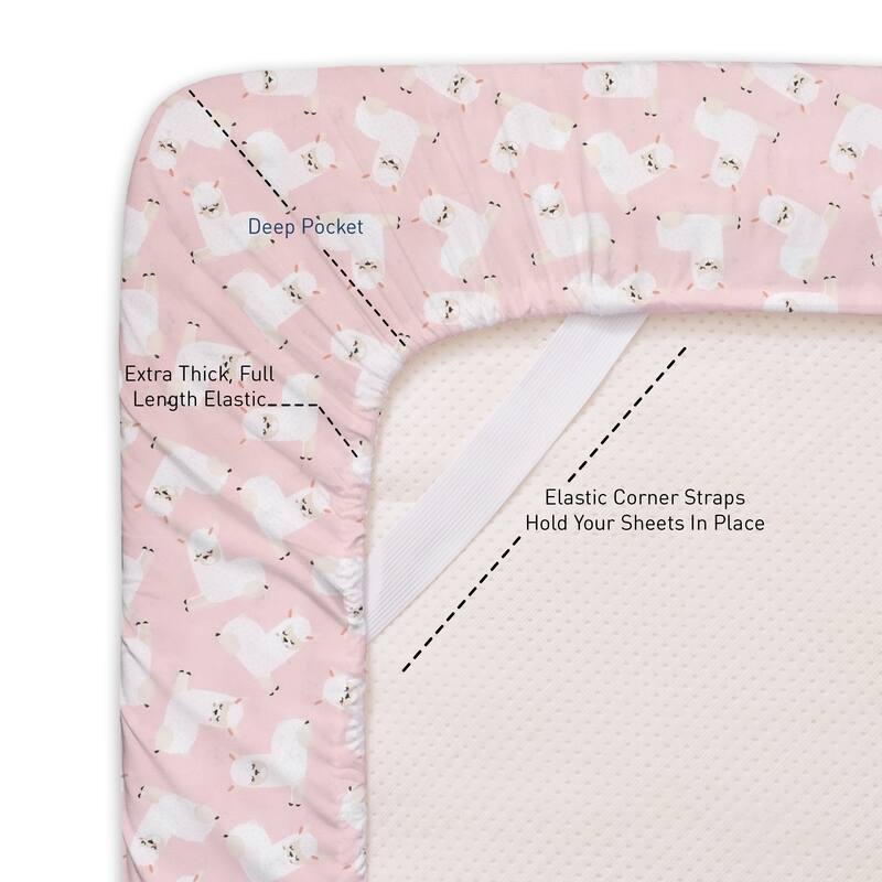 Llamas Sheet Set by Sweet Home Collection - Multi