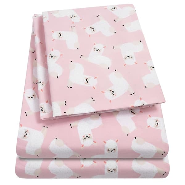 slide 2 of 8, Llamas Sheet Set by Sweet Home Collection - Multi