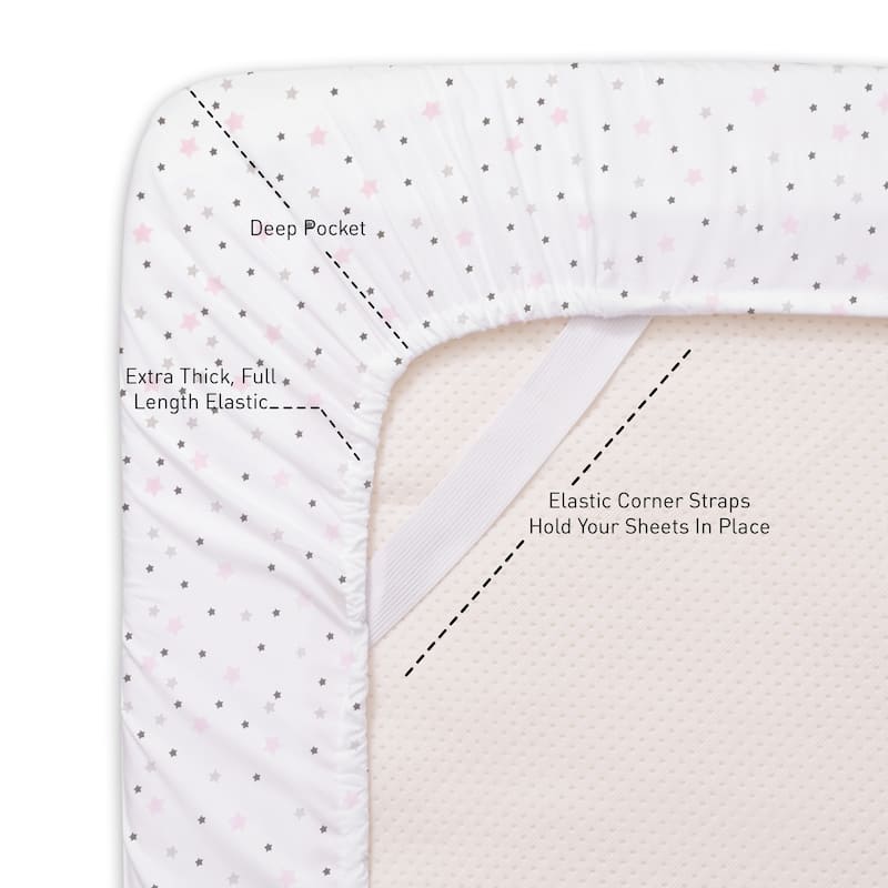Stars Bed Sheet Set by Sweet Home Collection
