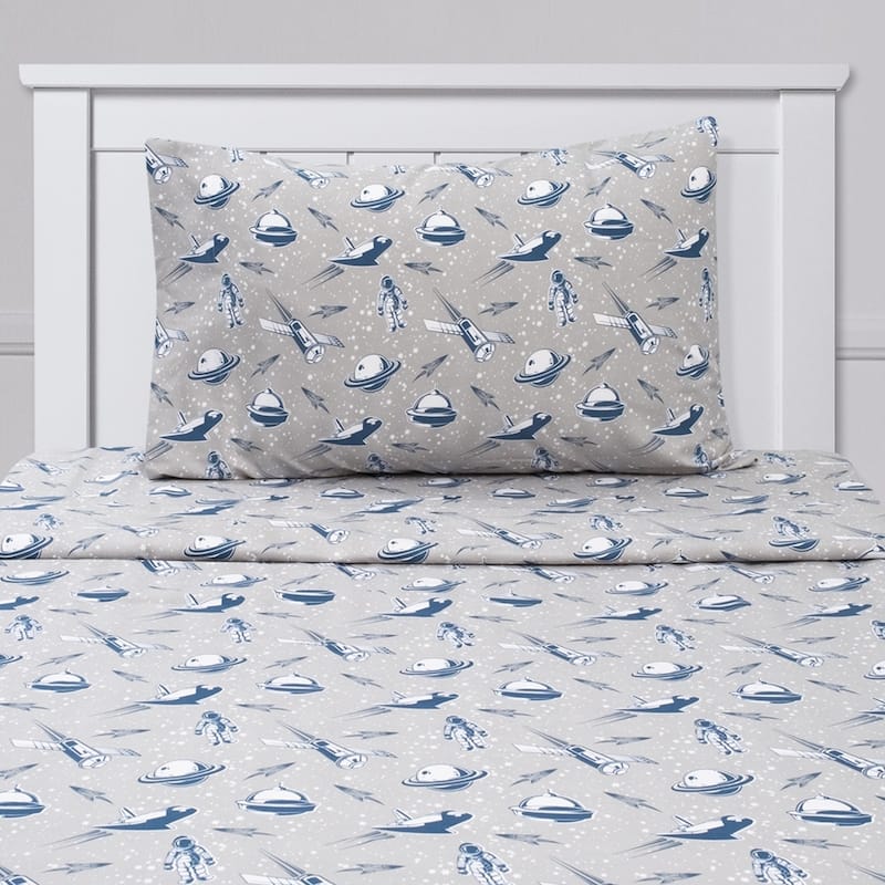 Spaceships Sheet Set by Sweet Home Collection - Multi