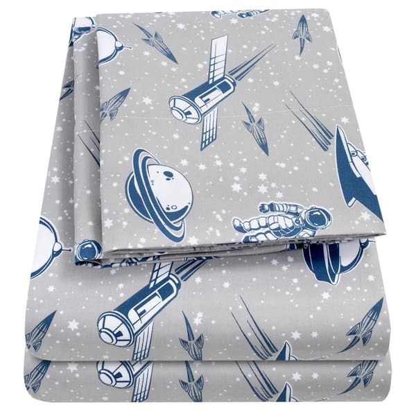 slide 2 of 8, Spaceships Sheet Set by Sweet Home Collection - Multi