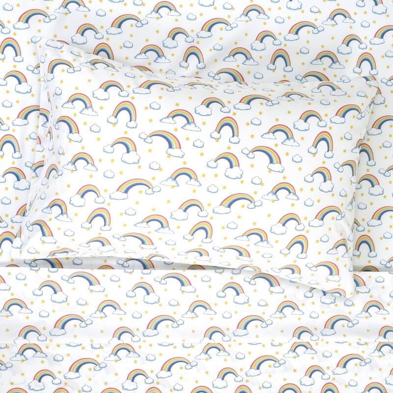 Rainbows Sheet Set by Sweet Home Collection - Multi