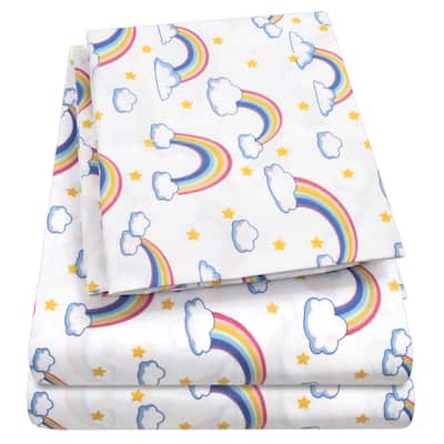 Rainbows Sheet Set by Sweet Home Collection - Multi