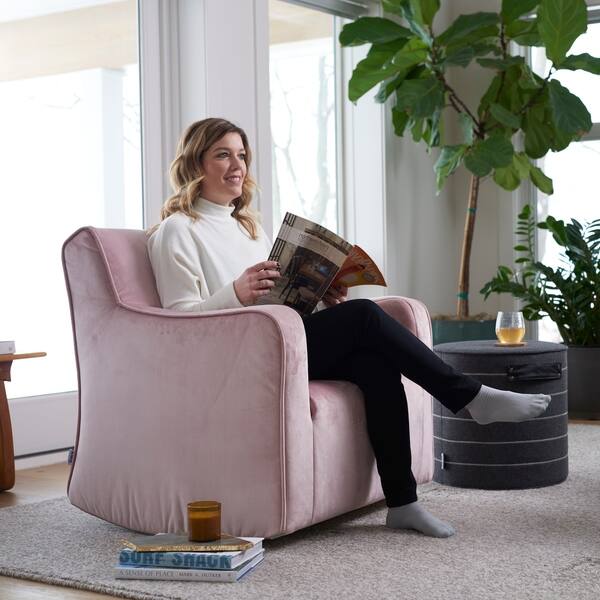 Shop Big Joe Mobilite Velvet Rocking Chair Multiple Colors