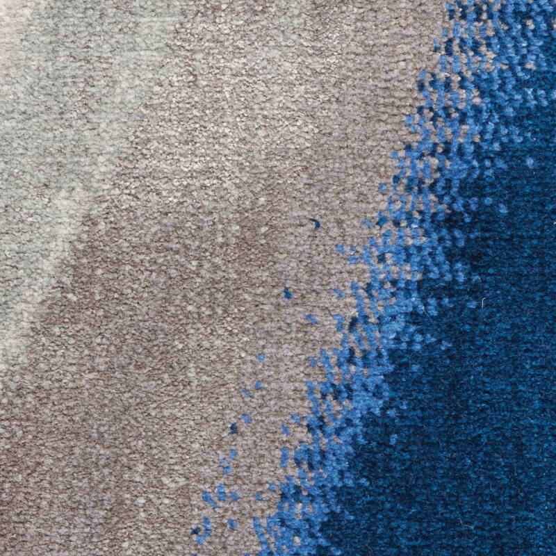 Nourison Twilight Ivory/Grey Blue Coastal Area Rug