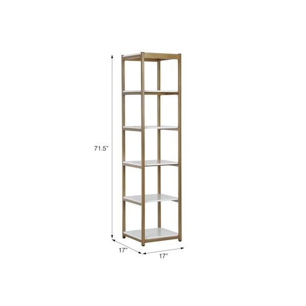 Shop Cosmoliving Billie Metal Bookcase Etagere On Sale