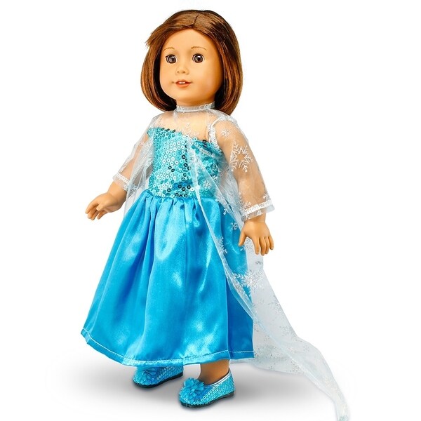 Green Glitter Dress Shoes made for 18 inch American Girl Doll Clothes