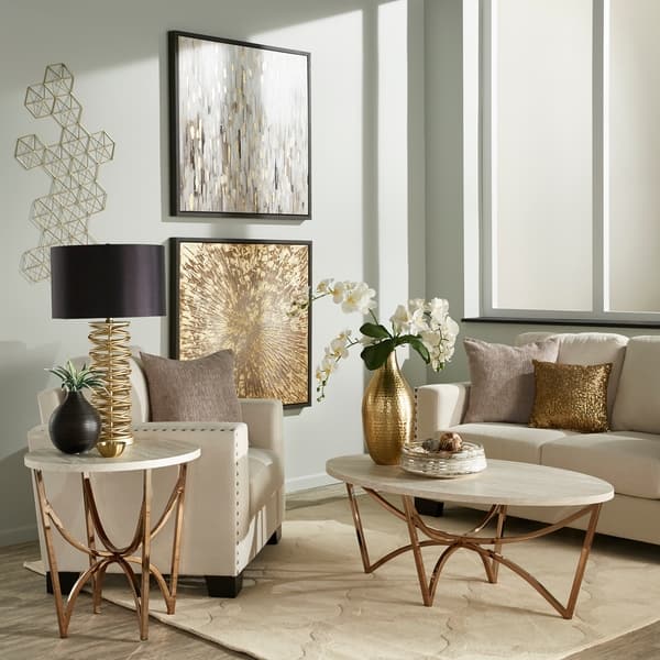 Vittoria Champagne Gold Finish Tail Table Or Vittoria Champagne Gold Finish Tail Table Or