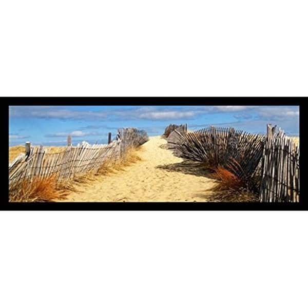 FRAMED Beach Path by Joseph Condon 36x12 Coastal Photograph Art Print ...