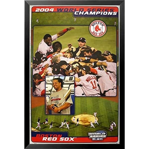 FRAMED EXCLUSIVE 2004 Boston Red Sox World Series Champs 34x22 Art